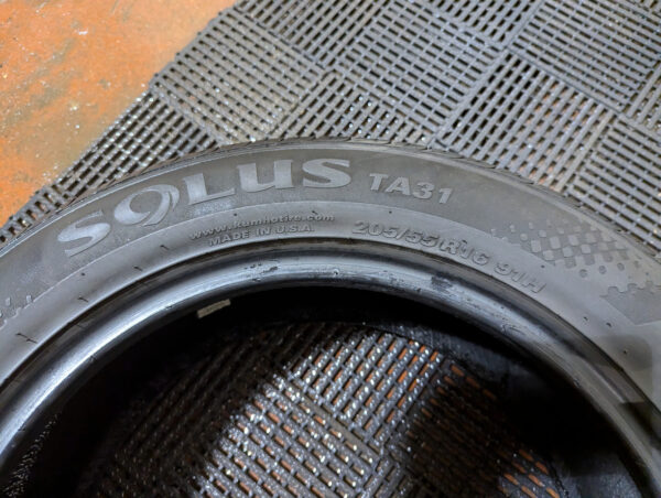 Ensemble de 4 pneus d'occasion Kumho Solus TA31 205/55R16 - Image 9