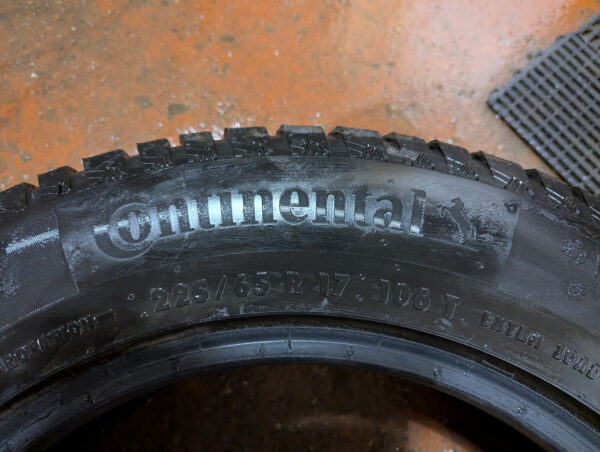 Ensemble de 4 pneus d'occasion Continental WinterContact SI Plus 225/65R17 - Image 7