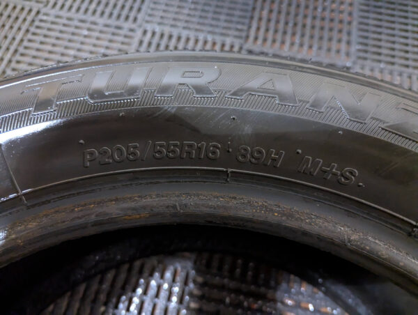 Ensemble de 4 pneus d'occasion Bridgestone Turanza EL400 205/55R16 - Image 7